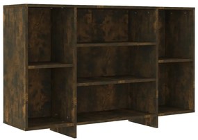 Credenza rovere fumo 120x30x75 cm in truciolato