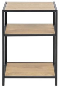 Comodino nero Seaford - Actona