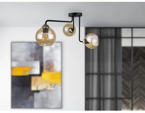 Lampadario a plafone MONDE GOLD 3xE27/60W/230V