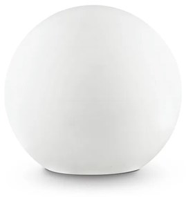 Piantana Moderna Sole Materie Plastiche Bianco 1 Luce E27 D40Cm