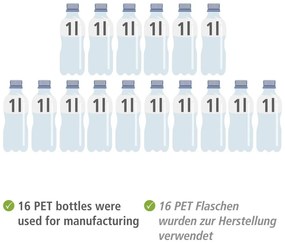 Cesto portabiancheria in tessuto 93 l Ecori - Wenko