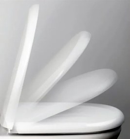 Vaso WC monoblocco Genesis filo muro in ceramica completo di sedile softclose