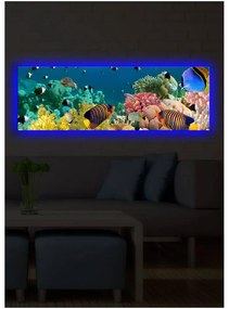 Quadro illuminato Mare, 90 x 30 cm - Wallity