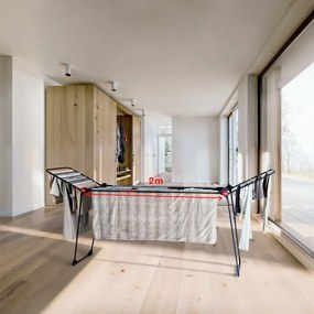 Stendino nero Infinity Flex 30m - Vileda