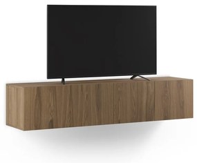 Mobile TV di colore naturale con effetto rovere 180x38x35 cm Daroca – Marckeric