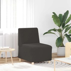 Divano Sedia Grigio Scuro 55 Cm Tessuto Riccio Simile Alla Lana /