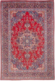 Mashad Tappeto persiano 290 x 290 Rosso (Iran) Annodato A Mano