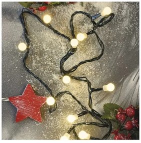 Catena luminosa natalizia a LED 300 LED/230V/8 funzioni 35 m IP44 bianco caldo