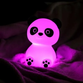 MegaLight - Lampada a LED RGB dimmerabile per bambini PADDY PANDA LED/5V
