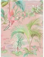 Florale Tapete Palm Scenes von Eijffinger - Pink
