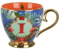 Tazza lettera I 450 ml Royal Garden porcellana