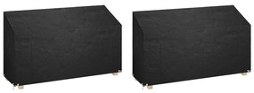 Copri Panche Giardino 2pz 12occhielli 210x70x70/88 Polietilene /