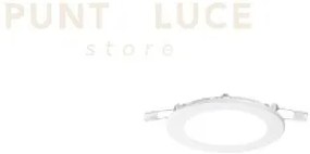 Womb circle faretto led bianco da incasso 6w 4000k 420lm ip20 d.12cm
