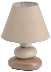 Brilliant - Lampada da tavolo PAOLO 1xE14/40W/230V ceramiche/beige