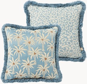 Cuscino reversibile da esterno fatto a mano Laura & Maya