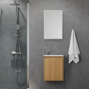 Mobile da bagno con lavabo COMO 40 cm rovere