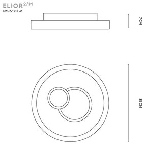 Luminascente elior 2/m