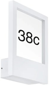 Eglo 98143 - Numero civico MONTEROS 1xE27/28W/230V IP44 bianco