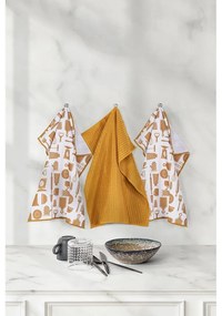 Set di 3 asciugamani in microfibra 48x40 cm Essential - Tiseco Home Studio