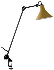 201 Lampada da Tavolo Conico Nero/Giallo - Lampe Gras