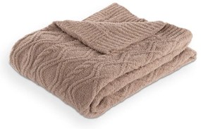 Coperta marrone in micropile 130x170 cm Aspen – Tiseco Home Studio