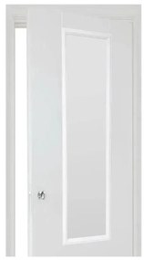 5five - Specchio da appendere alla porta MATCHING 125x35 cm nero