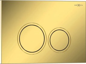 Mexen Tex 01 pulsante di scarico, oro champagna lucido - 6101-08