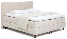 Letto boxspring beige con contenitore 160x200 cm Elva Bold – Bonami Selection