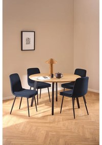 Sedia da pranzo blu scuro Becca – Actona