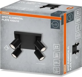 Osram - Faretto da soffitto ELEMENTAL 4xGU10/6W/230V