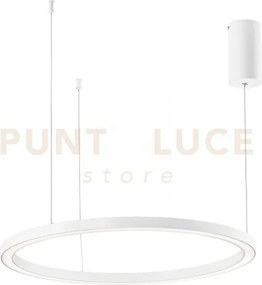 Lampadario a sospensione led hoop bianca 60w 9000lm cct 3000k 4000k...