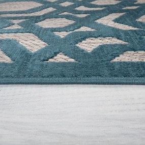 Tappeto blu per esterni 160x230 cm Oro - Flair Rugs