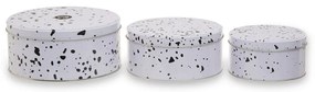 Barattoli per caramelle in metallo in set da 3 Speckled - Premier Housewares