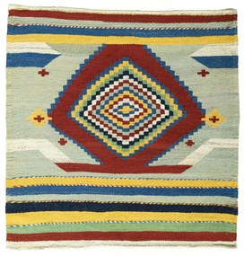 Kilim Tappeto persiano 100x100 (Iran) Tessuto A Mano