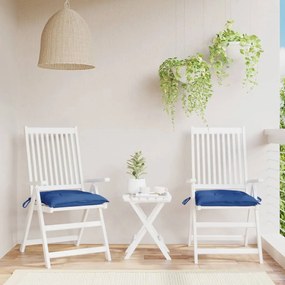 Cuscini Per Pallet 2 Pz Blu 50x50x7 Cm Tessuto Oxford /