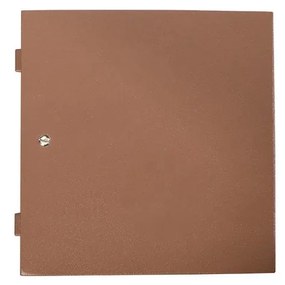 Applique Line Design E27 Mattone Ruggine Corten IP65 Antiabbagliamento