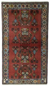 Shiraz Tappeto 110x190 Rosso (Iran) Annodato A Mano