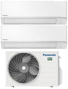 Condizionatore a muro multisplit inverter PANASONIC Dual RZ 9+12 wifi 15000 BTU classe raffreddamento A++, bianco