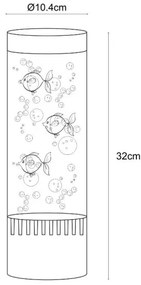 Zuma Line 003064-029599 - Lampada da tavolo LED RGB AQUA LED/3,6W/5V