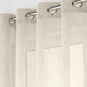 Tenda sottile di colore naturale 300x240 cm Carlin - douceur d'intérieur