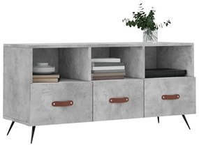 Mobile porta tv grigio cemento 102x36x50 cm legno multistrato