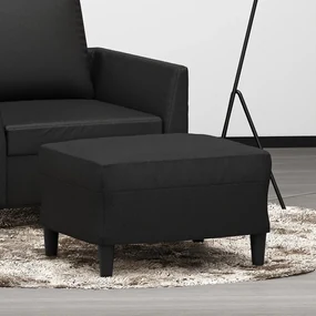 Poggiapiedi Nero 60x50x41 Cm İn Similpelle /