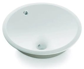 Bathco 0052 - Lavabo da incasso CERDENA Ø 38 cm, porcellana/bianco