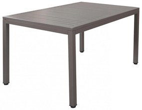Tavolo da giardino 150x74x90 cm taupe