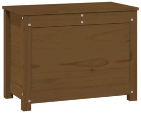 Contenitore portaoggetti miele 60x32x45,5cm legno massello pino