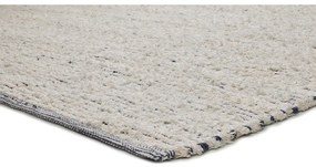 Tappeto color crema in cotone tessuto a mano 160x230 cm Reimagine – Universal