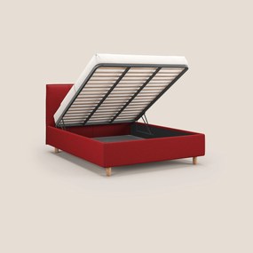 Lothar letto contenitore maxi dalle dimensioni contenute in tessuto impermeabile T13 rosso