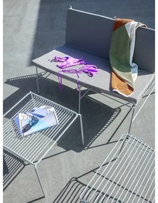 Sedia da giardino in metallo bianco String - Hübsch