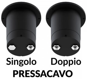 Faretto Calpestabile GU10 Bidirezionale - Doppio pressacavo Base GU10