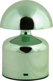 Lampada da tavolo a LED verde chiaro con paralume in metallo (altezza 14 cm) Impetu - Leitmotiv